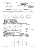 De thi thu mon Hoa so Giao Duc va Dao Tao tinh Phu Yen nam 2017