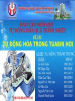 SLIDE BÁO CÁO  Tự động hóa trong tuabin hơi