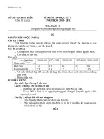 de kiem tra 1 tiet hkii dia ly 11 co dap an tinh bac lieu 98267