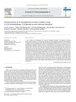 DSpace at VNU: Determination of 4-nonylphenol in water samples using 4-(2,6-dimethylhept-3-yl)phenol as new internal standard