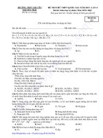 De thi thu mon Hoa Hoc truong THPT Chuyen Nguyen Trai lan 4 nam 2017 co dap an