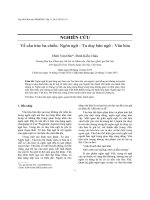 DSpace at VNU: Về cấu trúc ba chiều: Ngôn ngữ - Tư duy bản ngữ - Văn hóa