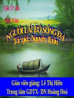 Tuần 16. Người lái đò Sông Đà
