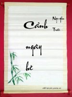 Tuần 13. Cảnh ngày hè (Bảo kính cảnh giới)