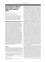DSpace at VNU: Bacterial bioassay for rapid and accurate analysis of arsenic in highly variable groundwater samples