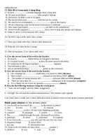 mot so bai tap tieng anh 11 cuc hay 44125