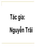 Tuần 19. Đại cáo bình Ngô (Bình Ngô đại cáo)