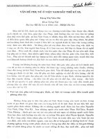 DSpace at VNU: Vấn đề phụ nữ ở Việt Nam đầu thế kỷ XX