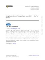 Angular analysis of charged and neutral B → Kµ µ decays