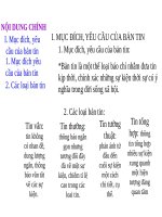 Tuần 14. Bản tin