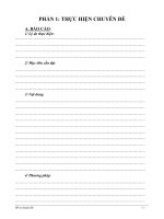 Kế hoạch hội đồng bộ môn - Hội đồng bộ môn tin học tân châu HOSOCHUYENDE