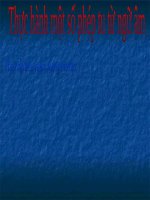 Tuần 11. Thực hành một số phép tu từ ngữ âm