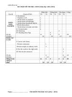 ma tran de va dap an kiem tra hki tieng anh 6 86492