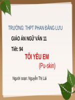 Tuần 26. Tôi yêu em