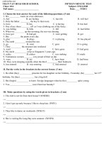 de kiem tra 15 phut tieng anh 10 75777