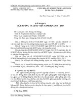 BỒI  DƯỠNG THƯỜNG XUYÊN GIÁO VIÊN năm học 2016  2017 họ và tên giáo viên  hoàng tấn hựng 