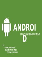 Bài tập lớn :quản lý tiến trình android