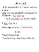 Bài 20. Các thành phần biệt lập (tiếp theo)