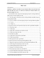 Hoàn thiện công tác kế toán tập hợp chi phí sản xuất và tính giá thành sản phẩm xây lắp (Khóa luận tốt nghiệp)