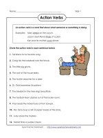 Bài Tập tổng hợp ngữ pháp động từ