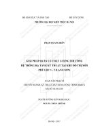 Giải pháp quản lý chất lượng thi công hệ thống hạ tầng kỹ thuật tại khu đô thị mới phú lộc 1 2 (lạng sơn) (tt) 