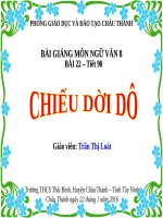 Bài 22. Chiếu dời đô (Thiên đô chiếu)