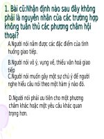 Bài 3. Xưng hô trong hội thoại