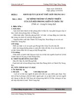 Giáo án lich su 7 hoan chinh 