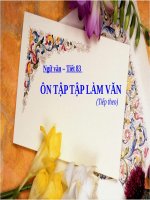 Bài 16. Ôn tập phần Tập làm văn (tiếp theo)