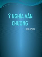 Bài 24. Ý nghĩa văn chương