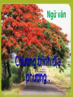 Bài 9. Chương trình địa phương (phần Văn)