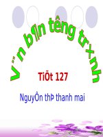 Bài 31. Văn bản tường trình