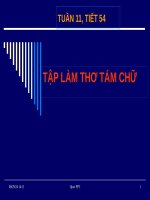 Bài 11. Tập làm thơ tám chữ