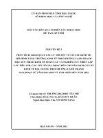 PHÂN TÍCH, KHÁI QUÁT các lý THUYẾT về cơ cấu KINH tế,mô HÌNH TĂNG TRƯỞNG KINH tế THEO HƯỚNG CẠNH TRANH hậu SUY THOÁI KINH tế TOÀN cầu và NGHIÊN CỨUTHIẾTLẬP các TIÊU CHÍ, các yếu tố tác ĐỘNG đến CHUYỂN DỊCHCƠ CẤUKINH tế hậu GIANG THEO h 