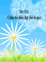 Bài 30. Chữa lỗi diễn đạt (lỗi lô-gíc)