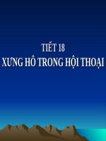 Bài 3. Xưng hô trong hội thoại