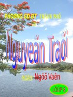 Bài 7. Đánh nhau với cối xay gió