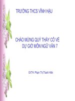 Bài 23. Chuyển đổi câu chủ động thành câu bị động