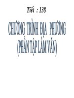 Bài 19. Chương trình địa phương (phần Tập làm văn)