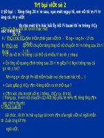 Bài 9. Trả bài tập làm văn số 2