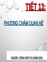 Bài 3. Các phương châm hội thoại (tiếp theo)