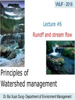 Lecture6 2  runoff and stream flow dung 