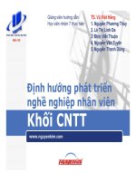 Tiểu Luận Định Hướng Phát Triển Nghề Nghiệp Nhân Viên Khối Cntt Công Ty Nguyễn Kim