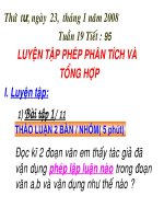 Bài 18. Luyện tập phân tích và tổng hợp