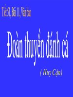 Bài 11. Đoàn thuyền đánh cá