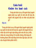 Bài 13. Đối thoại, độc thoại và độc thoại nội tâm trong văn bản tự sự