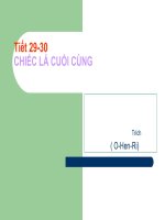 Bài 8. Chiếc lá cuối cùng