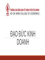 Bài thuyết trình đạo đức kinh doanh