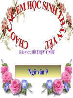 Bài 3. Các phương châm hội thoại (tiếp theo)