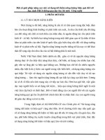 SKKN một số giải pháp nâng cao việc sử dụng tiết kiệm năng lượng hiệu quả đối với  học sinh THCS thông qua dạy học bộ môn  công nghệ 